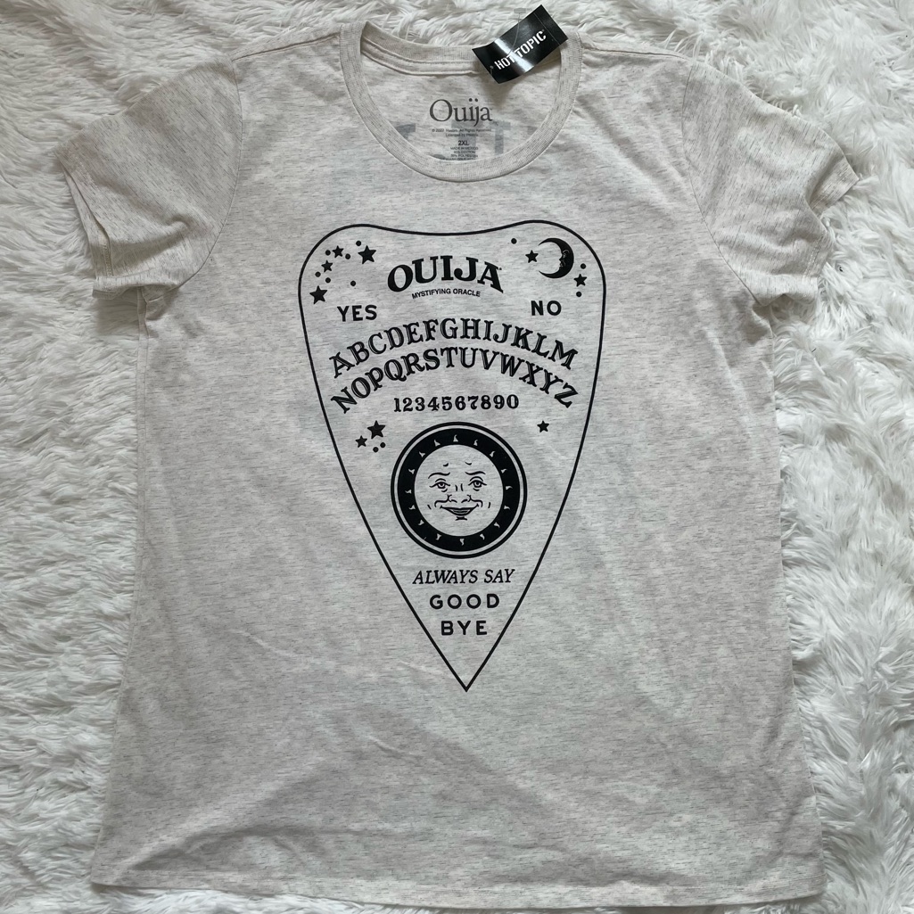 Nwt Hot Topic Ouija Planchette Tee
